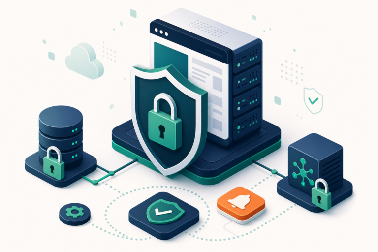 Geschützte WordPress-Infrastruktur nach einem Sicherheitsupdate
